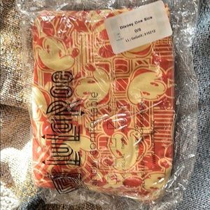 O/S LuLaRoe Orange and Yellow Mickey Leggings